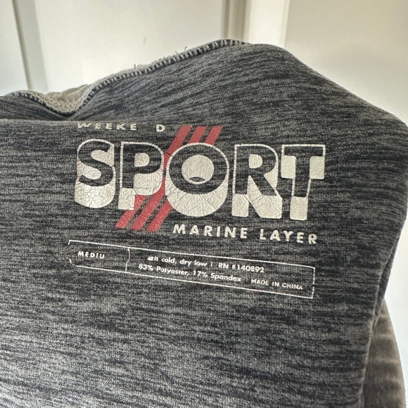 Marine Layer Women's Sport‎ Jogger in Heather Grey Weekend Sport Soft Lounge M - Picture 4 of 4